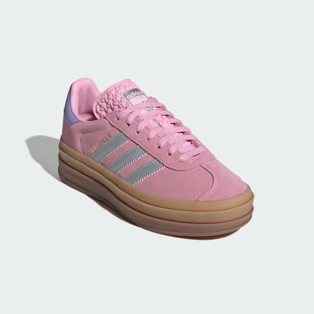 Adidas Gazelle Bold JH5539 Sneaker Kids Pink Leather Platform Shoes DWA1976